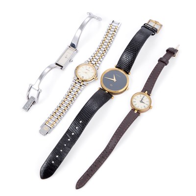 Lot 574 - A GROUP OF LADY'S GUCCI WATCHES