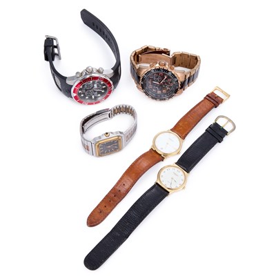 Lot 608 - A GROUP OF WATCHES