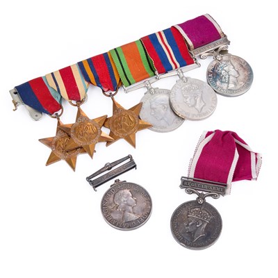 Lot 37 - A SECOND WORLD WAR AND ELIZABETH II LONG SERVICE AND GOOD CONDUCT MEDAL GROUP