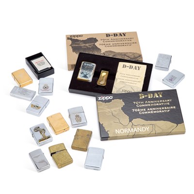 Lot 815 - A GROUP OF ZIPPO LIGHTERS