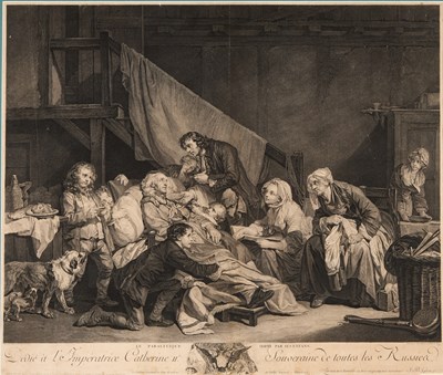 Lot 878 - JEAN JACQUES FLIPART (1719-1782) AFTER GREUZE (1725-1805)