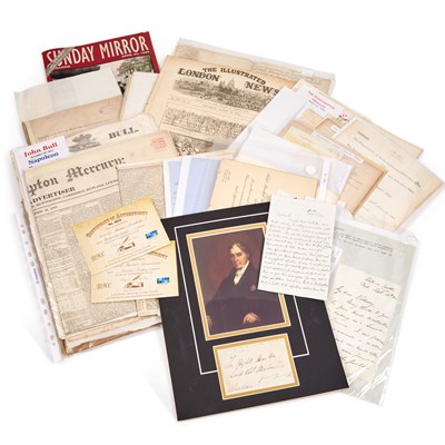 Lot 48 - A GROUP OF EPHEMERA