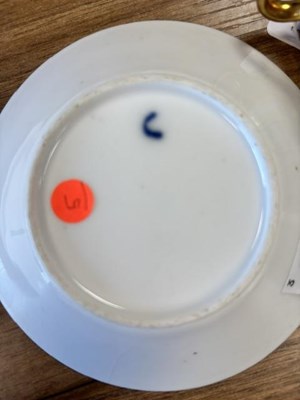 Lot 82 - A PARIS PORCELAIN COFFEE CAN AND SAUCER