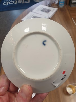Lot 82 - A PARIS PORCELAIN COFFEE CAN AND SAUCER