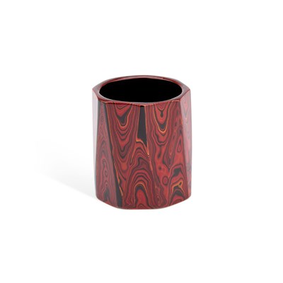 Lot 562 - A JAPANESE LACQUER NAPKIN RING