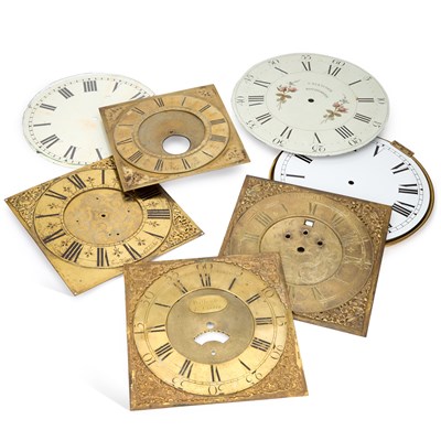 Lot 577 - A COLLECTION OF CLOCK DIALS