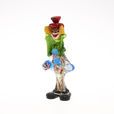 Lot 43 - A GROUP OF 20TH CENTURY MURANO CLOWNS