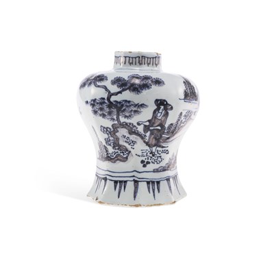 Lot 132 - A FRANKFURT FAIENCE JAR
