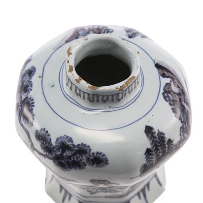 Lot 132 - A FRANKFURT FAIENCE JAR