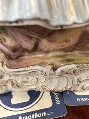Lot 112 - A FINE PAIR OF MEISSEN FIGURES