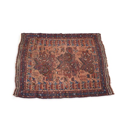 Lot 1028 - AN ANTIQUE WEST PERSIAN RUG