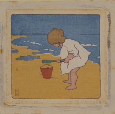 Lot 986 - MUSME (?) WATANABE (JAPANESE 1887-1940)
