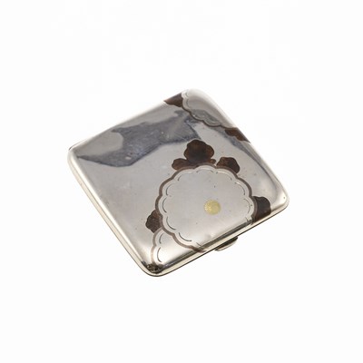 Lot 221 - A JAPANESE SILVER CIGARETTE CASE