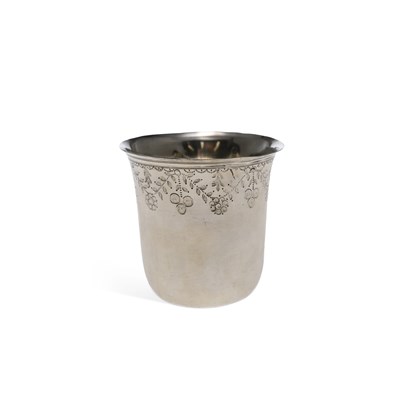 Lot 247 - A FRENCH SILVER BEAKER