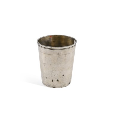 Lot 235 - A RUSSIAN SILVER BEAKER