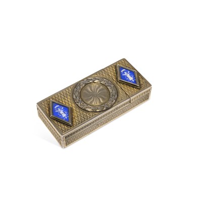Lot 242 - A RARE FRENCH SILVER STAMP BOX