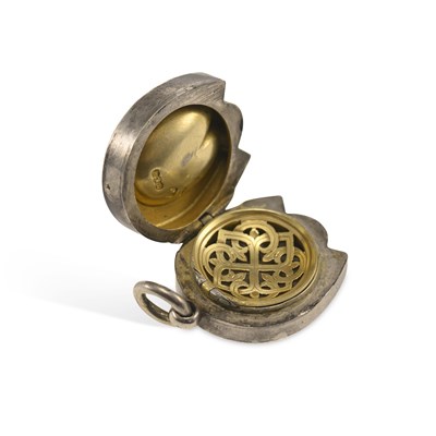Lot 369 - A VICTORIAN NOVELTY SILVER VINAIGRETTE IN THE FORM OF A HORSESHOE