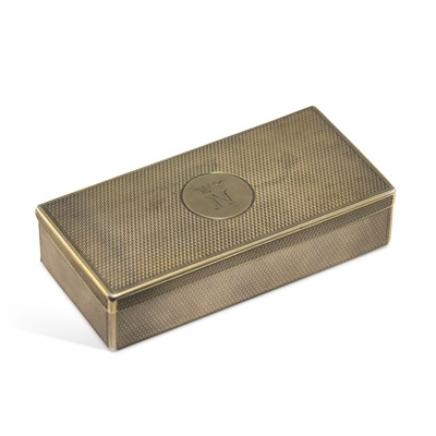Lot 379 - A VICTORIAN SILVER SANDWICH BOX