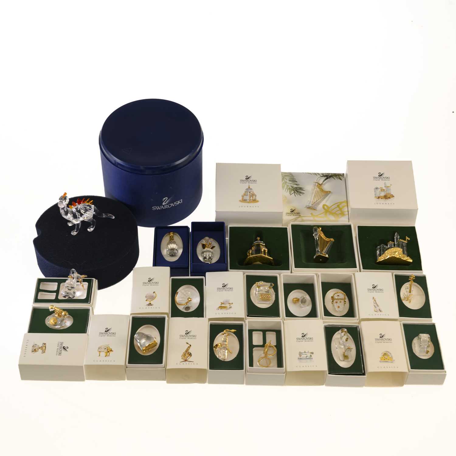 Lot 31 - A GROUP OF SWAROVSKI CRYSTAL FIGURES