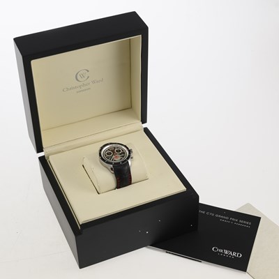 Lot 560 - A GENTS CHRISTOPHER WARD LIMITED EDITION QUARTZ CHRONOGRAPH STRAP WATCH