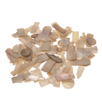 Lot 533 - A QUANTITY OF CHINESE MOTHER-OF-PEARL COUNTERS