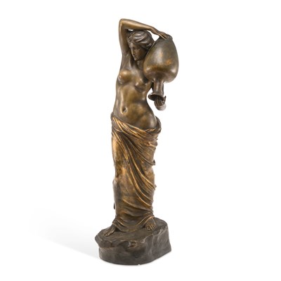 Lot 106 - AN AUSTRIAN GOLDSCHEIDER TERRACOTTA FIGURE