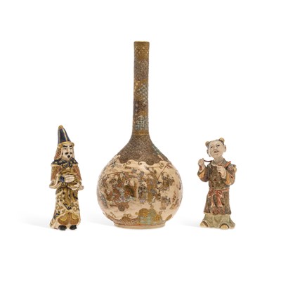 Lot 455 - AN JAPANESE IMPERIAL SATSUMA FIGURE