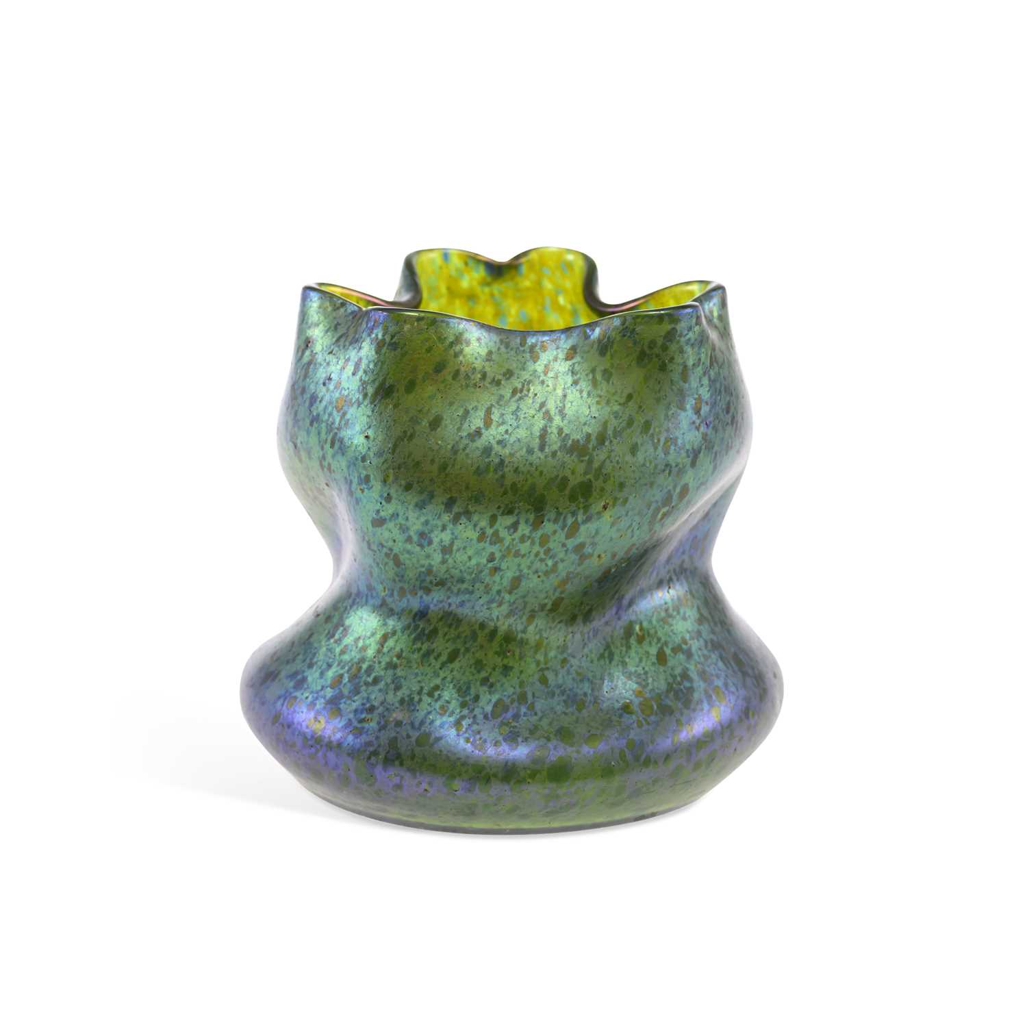 Lot 45 - A LOETZ GLASS VASE