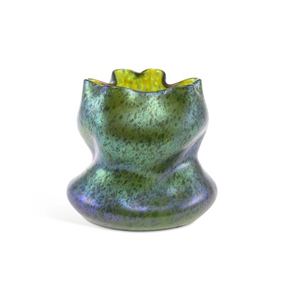 Lot 45 - A LOETZ GLASS VASE