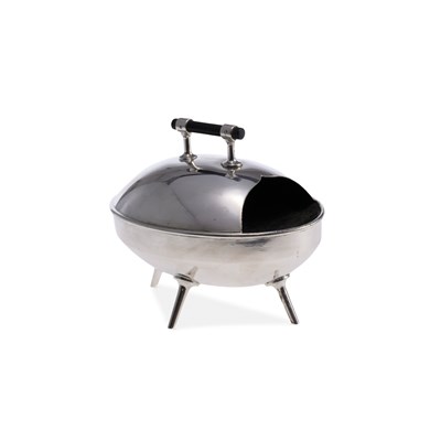 Lot 214 - CHRISTOPHER DRESSER (1834 - 1904) FOR HUKIN & HEATH, AN ELECTROPLATED SPOON WARMER