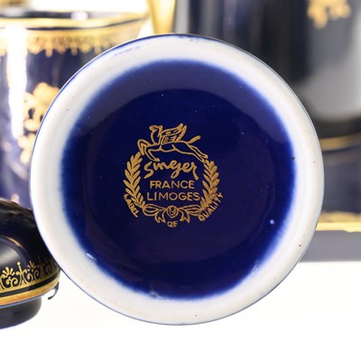 Lot 90 - A LIMOGES PORCELAIN CABARET SET