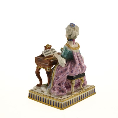 Lot 134 - A MEISSEN PORCELAIN 'SENSES' FIGURE