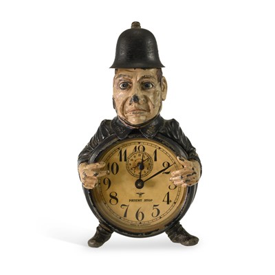 Lot 1050 - A F.M.S. NOVELTY POLICEMAN ALARM CLOCK