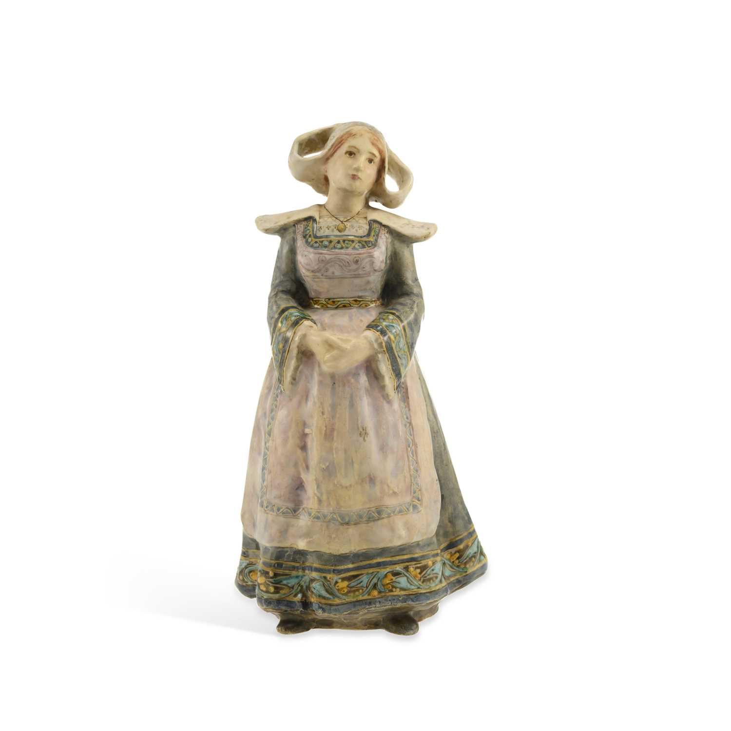 Lot 98 - AN EDMOND LACHENAL 'DUTCH GIRL' FIGURE