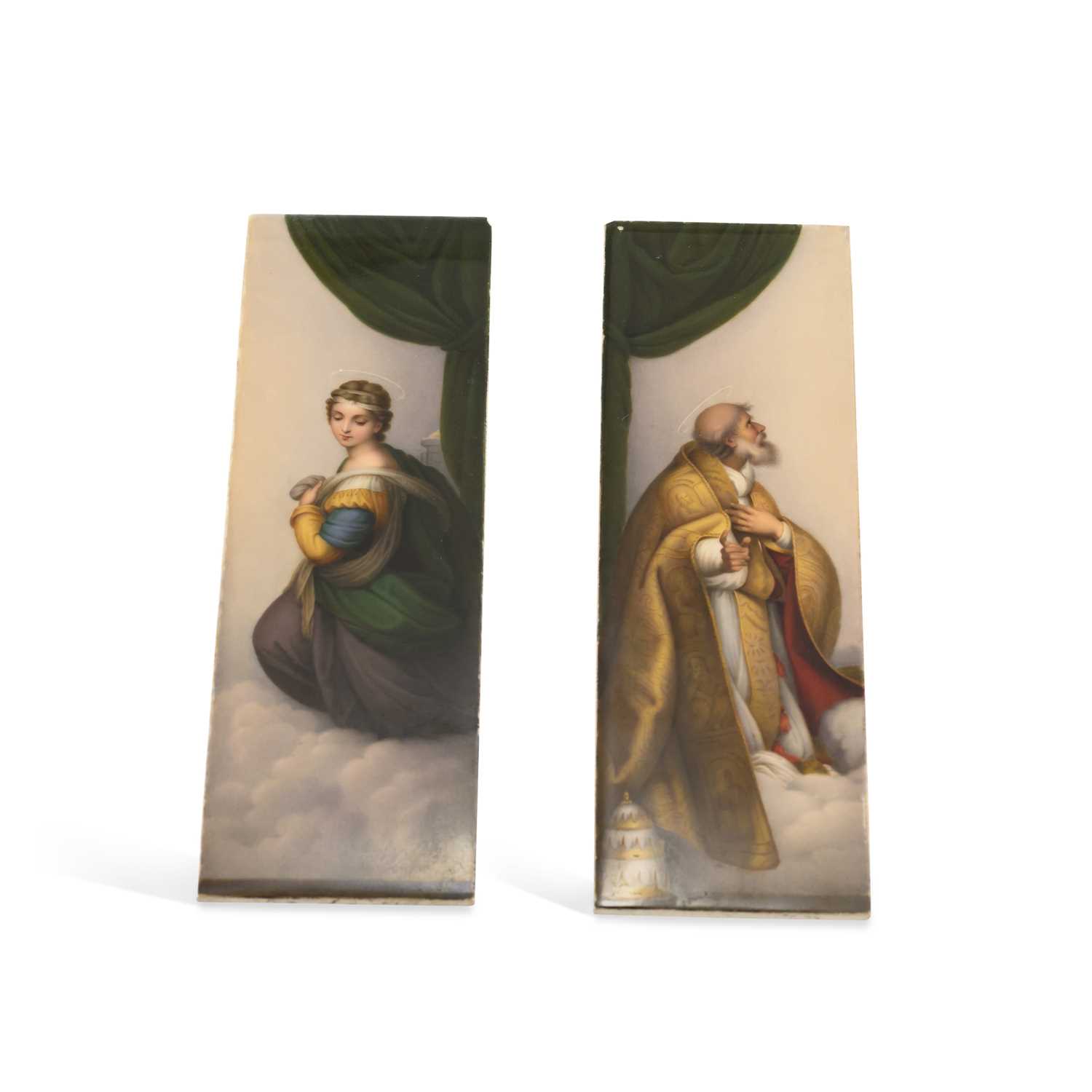 Lot 120 - A PAIR OF KPM BERLIN PORCELAIN PLAQUES