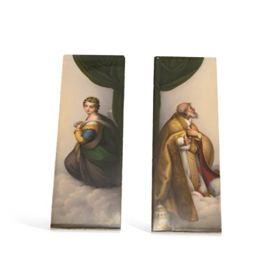 Lot 120 - A PAIR OF KPM BERLIN PORCELAIN PLAQUES