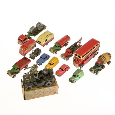 Lot 12 - A GROUP OF TRI-ANG MINIC TINPLATE TOYS