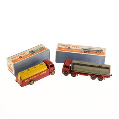 Lot 14 - TWO DINKY DIECAST MODEL TANKERS