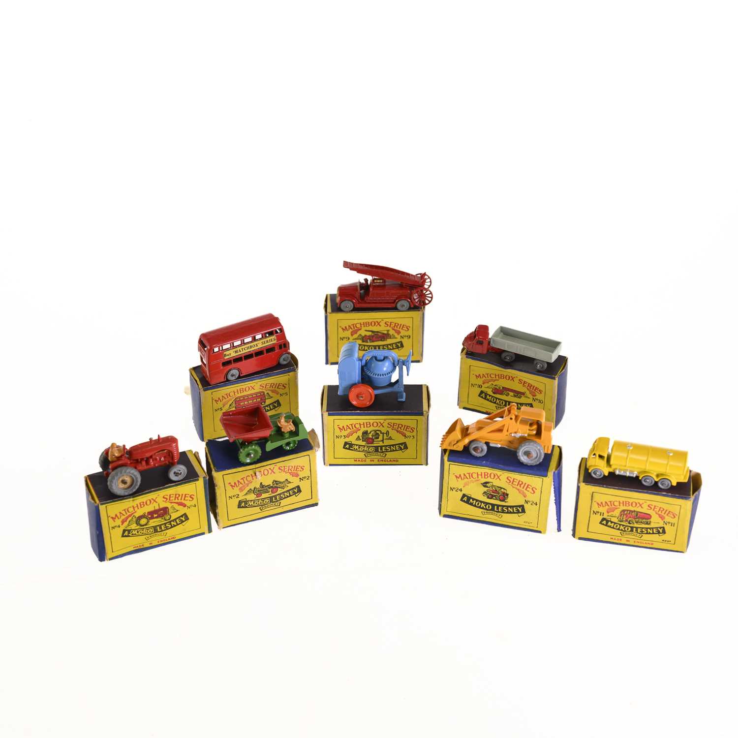 Lot 15 - A GROUP OF MOKO LESNEY MATCHBOX SERIES DIECAST MODELS