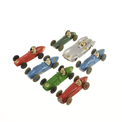 Lot 13 - A GROUP OF DIECAST MODEL RACING CARS