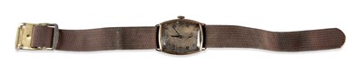Lot 452 - A LADY'S 9CT GOLD ROTARY STRAP WATCH