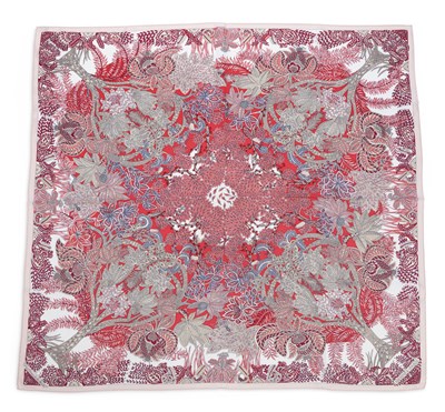 Lot 49 - A HERMES MAITRES DE LA FORET SILK SCARF