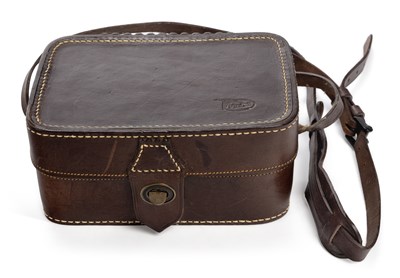 Lot 3 - A PINTAIL LEATHER CASED SPORTING DRINKS SET