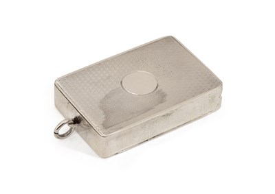 Lot 298 - A GEORGE V SILVER VESTA CASE