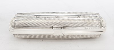 Lot 324 - A VICTORIAN SILVER CIGAR CASE