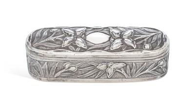 Lot 185 - AN INDIAN SILVER ART NOUVEAU BOX