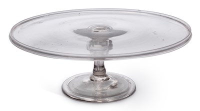 Lot 69 - A GLASS TAZZA