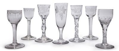 Lot 67 - SEVEN WINE GLASSES