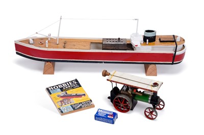 Lot 38 - A MAMOD STEAM ENGINE POWERED 'SS ACTIVITY' MODEL BOAT