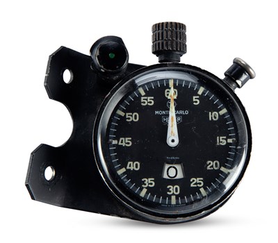 Lot 461 - A HEUER MONTE-CARLO MILITARY COCKPIT STOPWATCH